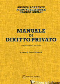 MANUALE DI DIRITTO PRIVATO