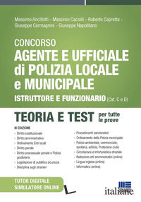 CONCORSO AGENTE E UFFICIALE DI POLIZIA LOCALE E MUNICIPALE (CONCORSO VIGILE URBA