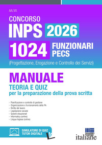 CONCORSO INPS 2026 1695 FUNZIONARI PECS (PROGETTAZIONE, EROGAZIONE E CONTROLLO D
