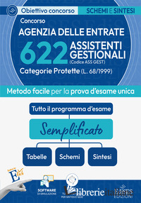 CONCORSO 622 ASSISTENTI GESTIONALI CATEGORIE PROTETTE AGENZIA DELLE ENTRATE: MAN