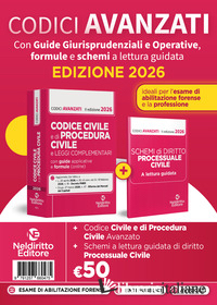CODICE CIVILE E DI PROCEDURA CIVILE AVANZATO 2026 CON GUIDE APPLICATIVE, FORMULE