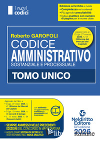 CODICE AMMINISTRATIVO 2026 NORMATIVO PER IL CONCORSO IN MAGISTRATURA. NUOVA EDIZ