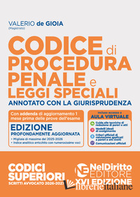 CODICE PROCEDURA PENALE ANNOTATO 2026-2027. ESAME AVVOCATO