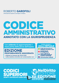 CODICE AMMINISTRATIVO ANNOTATO 2026-2027 ESAME AVVOCATO
